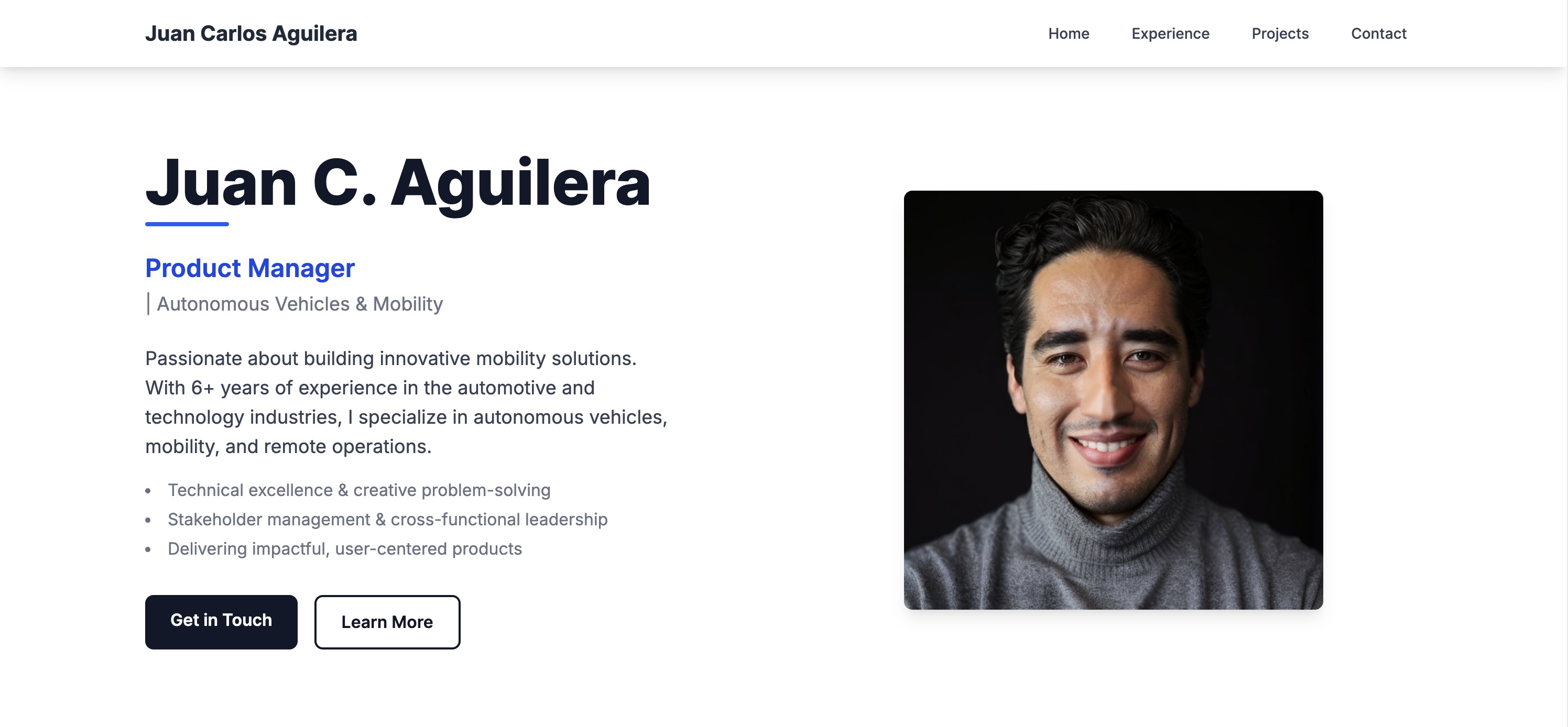 Personal Portfolio Website